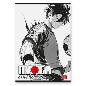 Školní sešit Pigna Manga - A4, linkovaný, 42 listů, mix motivů